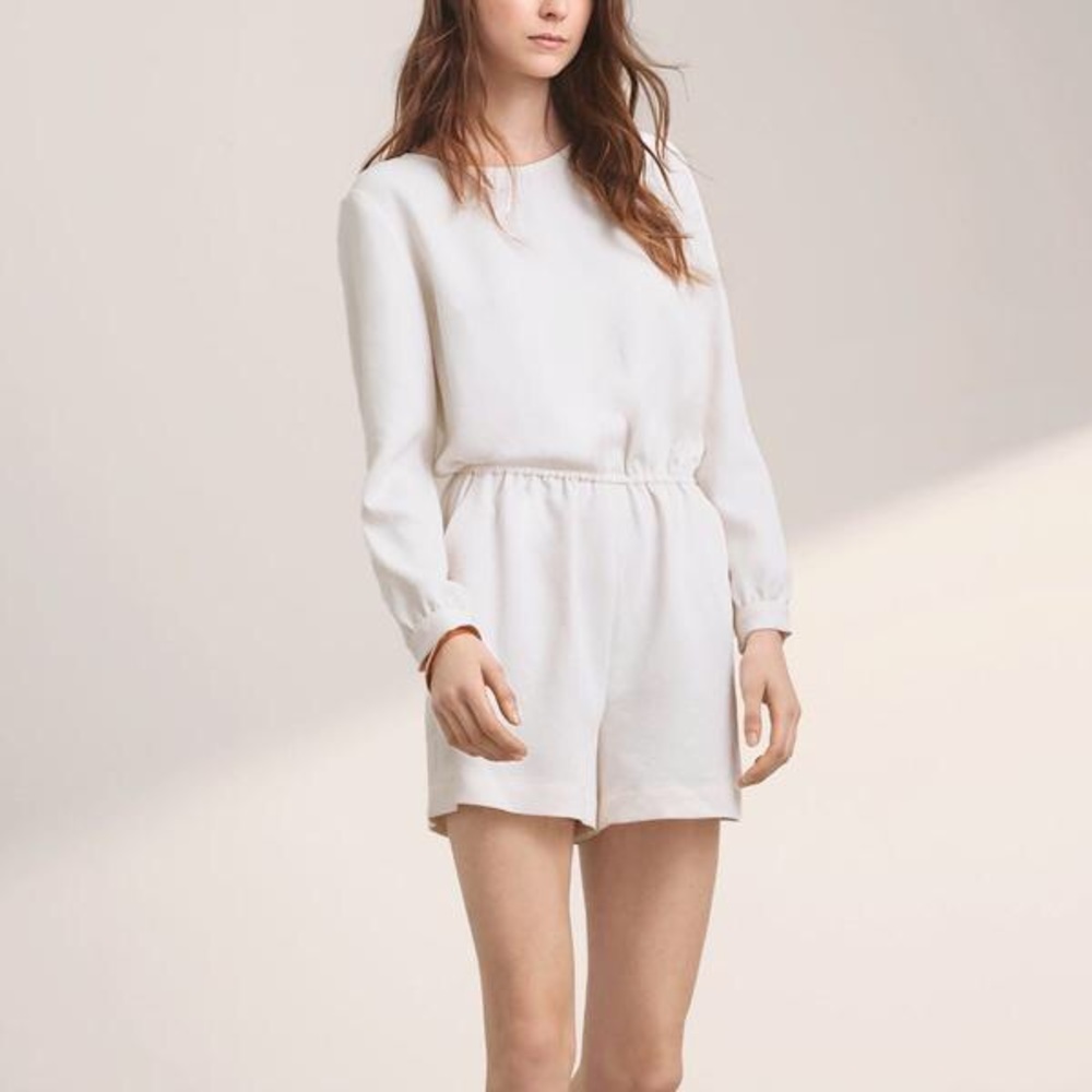 Aritzia Wilfred Japan Black Romper